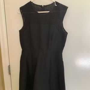 JCrew | Simple, fancy black dress